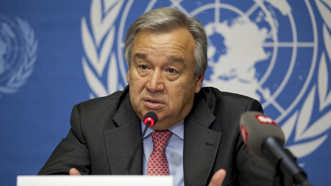 La Covid-19 ainsi que les crises liées au climat sont les véritables défis de 2021, selon le SG de l'ONU Antonio Guteres