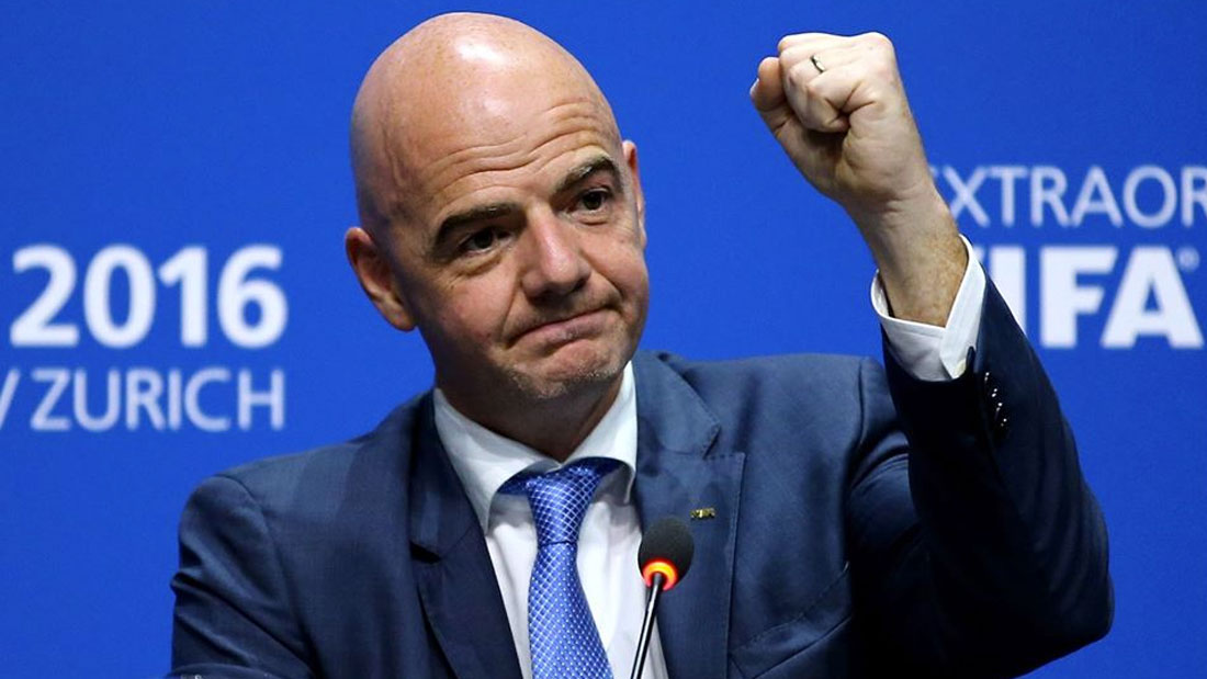 Le président de la FIFA Giani Infantino, une nouvelle victime de la Covid-19