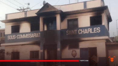 Carrefour : le sous-commissariat de Saint Charles incendié par des terroristes